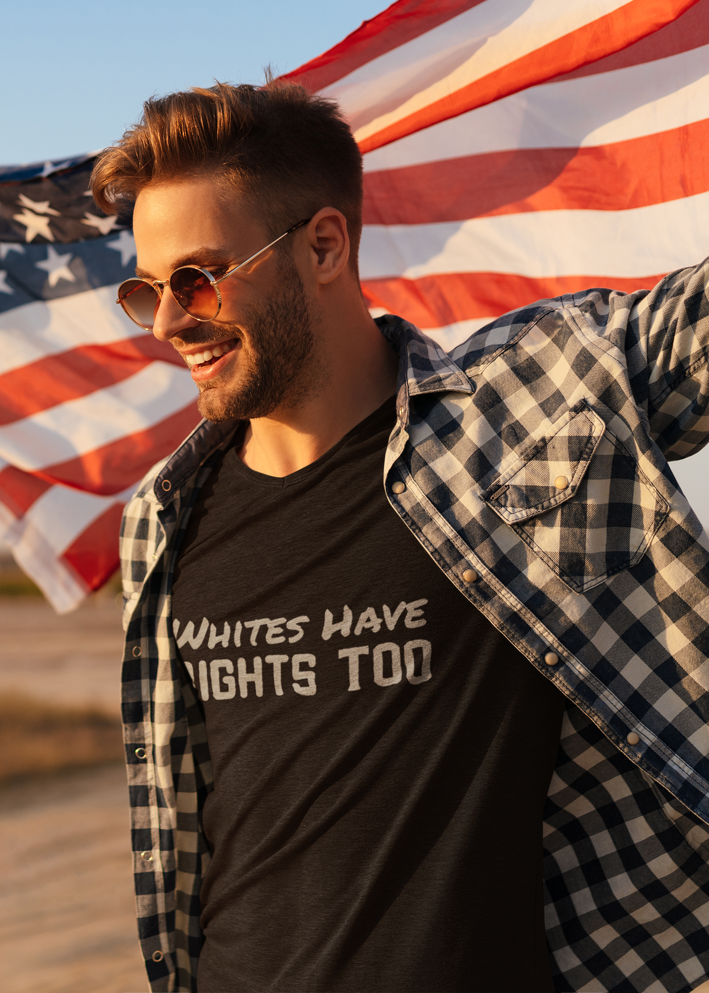 Bold & Controversial T-Shirt - 'Whites Have Rights Too' Shirt, Equality Statement Tee, Social Justice Apparel
